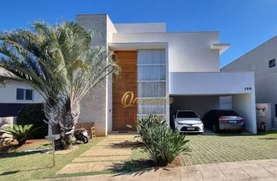 Sobrado semi novo à venda, 5 suítes, piscina, condomínio jardim paradiso, indaiatuba.