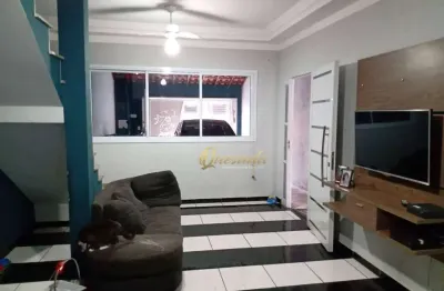 Sobrado á venda, 2 dormitórios, 1 suíte, quintal, jardim são francisco, indaiatuba.