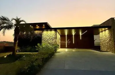 Sobrado novo à venda, 4 suítes, piscina, planejados, condomínio reserva petrus, indaiatuba.
