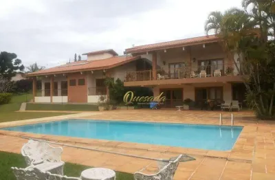 Chácara à venda, 3 suítes, piscina, quintal, lareira, condomínio mosteiro de itaici, indaiatuba.