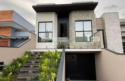 Casa assobradada nova, à venda, 2 suítes, piscina, condomínio vila rica, indaiatuba.
