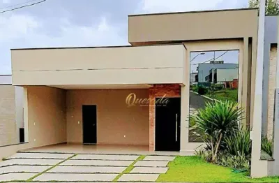 Casa térrea, à venda, 3 dormitórios, 1 suíte, piscina, condomínio gran reserve, indaiatuba.