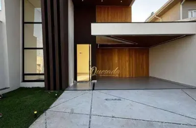 Casa térrea à venda, 3 suítes, planejados, piscina, escritório, condomínio evidências, indaiatuba.