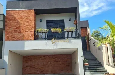 Casa assobradada, à venda, 2 suítes, planejados, condomínio gran reserve, indaiatuba.