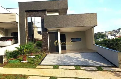 Casa térrea nova, à venda, 3 suítes, planejados, condomínio gran reserve, indaiatuba.