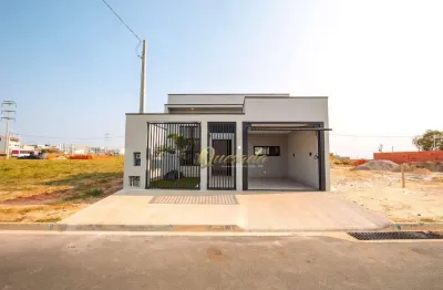 Casa térrea nova, à venda, 3 dormitórios, 1 suíte, planejados, jardim bom sucesso, indaiatuba.