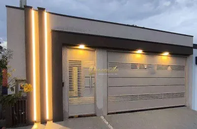 Casa térrea nova, à venda, 2 dormitórios, 1 suíte, jardim casablanca, indaiatuba.