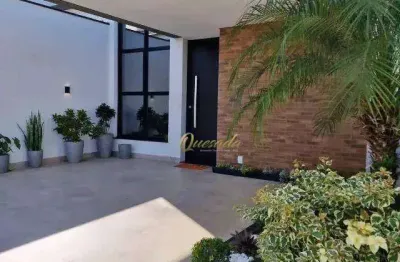 Casa térrea, à venda, 2 dormitórios, planejados, piscina, condomínio vila rica, indaiatuba.