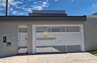 Casa térrea nova à venda, 3 dormitórios, quintal amplo, jardim casablanca, indaiatuba.
