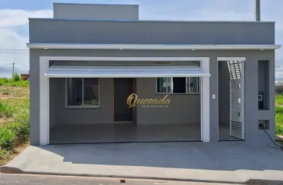 Casa térrea nova à venda, 3 dormitórios, 1 suíte, parque barnabé, indaiatuba.