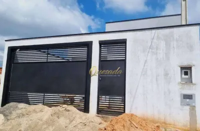 Casa térrea nova, à venda, 3 dormitórios, 1 suíte, parque barnabé, indaiatuba.