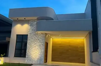 Casa térrea nova, à venda, 3 dormitórios, 1 suíte, planejados, condomínio gran reserve, indaiatuba.