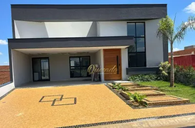 Casa térrea nova, à venda, 3 suítes, planejados, piscina, condomínio maria cândida, indaiatuba.