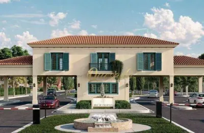 Terreno residencial à venda, de esquina, 448,77 m², condomínio ville provence, indaiatuba.