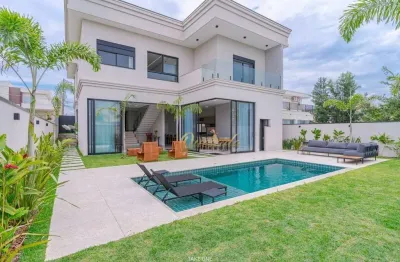 Sobrado à venda, 4 suítes, planejados, escritório, piscina, condomínio jardim dos lagos, indaiatuba.