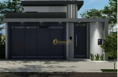 Casa térrea em construção à venda, 3 quartos, 1 suíte, planejados, jardim casablanca, indaiatuba.