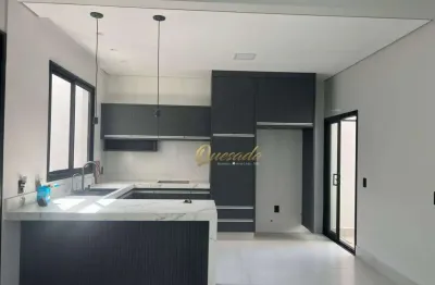Casa térrea nova, à venda, 3 quartos, 1 suíte, planejados, jardim dos colibris, indaiatuba.