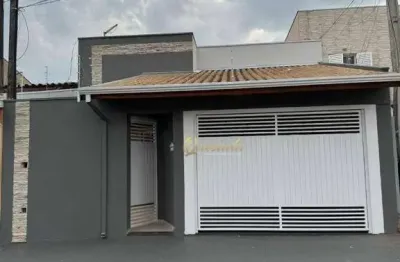 Casa térrea, à venda, 3 quartos, 1 suíte, planejados, área gourmet, jardim paulista ii, indaiatuba.