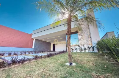 Casa térrea nova à venda, 3 suítes, planejados, escritório, piscina, condomínio gran reserve, indaiatuba.