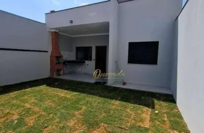 Casa térrea nova à venda, 2 dormitórios, área gourmet, smart city, indaiatuba.