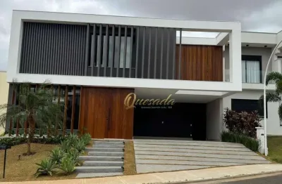 Sobrado à venda, 5 suítes, planejados, piscina, escritório, condomínio maria dulce, indaiatuba.