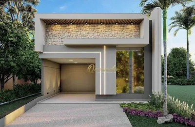 Casa térrea nova, à venda, 3 quartos, 1 suíte, planejados, condomínio gran reserve, indaiatuba.