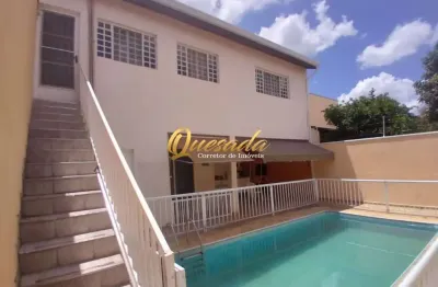 Casa térrea, 5 dormitórios, sendo 1 suíte, piscina, churrasqueira, edícula, pq são lourenço, indaiatuba.