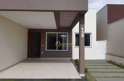 Casa térrea à venda, 3 quartos, 1 suíte, planejados, condomínio park real, indaiatuba.