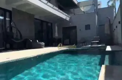 Sobrado alto padrão, porteira fechada, 4 suítes, lazer completo, Condomínio Duas Marias, Indaiatuba.