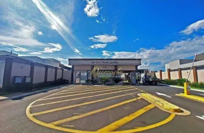 Casa térrea em construção, 3 suítes, escritório, piscina, Condomínio Dona Lucilla, Indaiatuba.