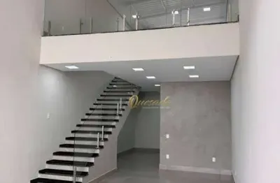 Salão comercial para locação, 210 m², mezanino, novo, Centro, Indaiatuba.