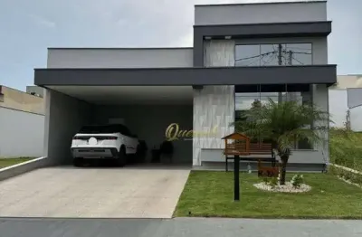 Casa térrea à venda, 3 suítes, escritório, piscina aquecida, Condomínio Piemonte – Indaiatuba.