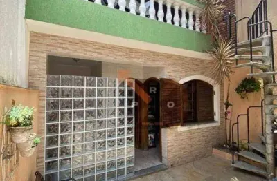 Lindo sobrado residencial à venda, 180 m² de área útil, 3 dormitórios, sendo 1 suíte master com closet e ar condicionado 2 vagas