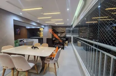Lindo apartamento de 03 suítes  com varanda gourmet no belém e 02 duas vagas - metrô belém