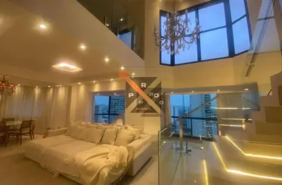 Linda cobertura c/ 3 quartos, 3 suítes e 4 vagas, 450m², localização privilegiada