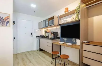 Athos paraíso 21m² mobiliado - metrô brigadeiro - metrô paraíso - avenida paulista - parque do ibirapuera