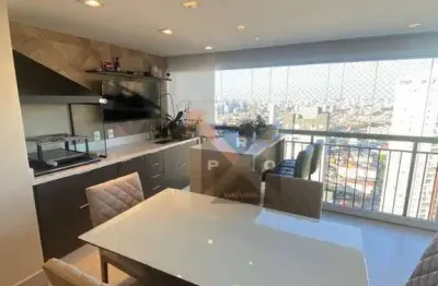 Lindo apartamento na mooca - com varanda gourmet e 02 vagas de garagem