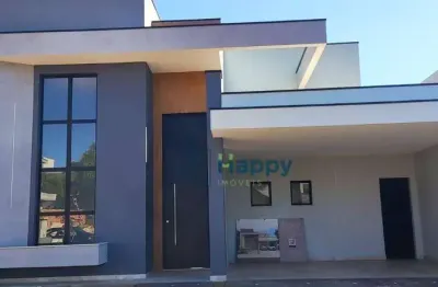 Casa com 3 dormitórios à venda, 170 m² por r$ 1.395.000,00 - residencial royal garden - paulínia/sp