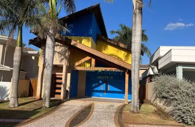 Casa com 3 dormitórios à venda, 298 m² por r$ 1.800.000,00 - condomínio residencial terras do cancioneiro - paulínia/sp