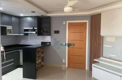 Apartamento com 2 dormitórios à venda, 46 m² por r$ 350.000,00 - condomínio reserva joão aranha - paulínia/sp