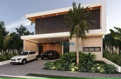 Casa à venda, 366 m² por r$ 3.390.000,00 - santorini residencial club - paulínia/sp