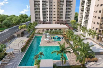Apartamento com 2 dormitórios à venda, 60 m² por r$ 440.000 - santa terezinha - paulínia/sp