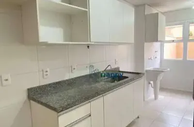 Apartamento com 2 dormitórios para alugar, 56 m² por r$ 3.221/mês - vivare club residence - paulínia/sp