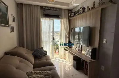 Apartamento com 2 dormitórios para alugar, 61 m² por R$ 3.202/mês - Residencial Calegaris - Paulínia/SP