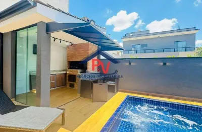 Casa em condomínio para venda em atibaia, rio abaixo, 3 dormitórios, 3 suítes, 4 banheiros, 4 vagas