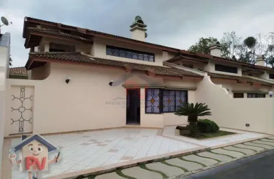 Casa Alto Padrão para Locação em Atibaia, Vila Santista, 3 dormitórios, 3 suítes, 5 banheiros, 2 vagas