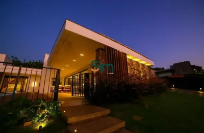 Casa em alvenaria à venda, 3 quartos, 2 suítes, 4 vagas, condomínio espelho das águas - chapecó/sc