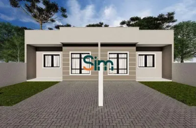 Casa à venda em Efapi, Chapecó – 2 quartos, frente, Financia e Permuta