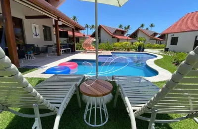 Bangalô com 4 dormitórios à venda, 180 m² por r$ 3.500.000,00 - praia muro alto - ipojuca/pe