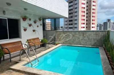 Cobertura com 5 dormitórios à venda, 380 m² por r$ 920.000,00 - aflitos - recife/pe